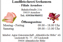 hofladen Landfleischerei Seehausen - Filiale Arendsee